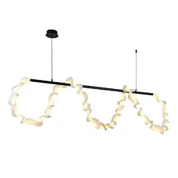 Люстра стельова LED Levistella 7813177 (1500) BK, 33W, 3000K, чорний метал, сучасний стиль для дому - мініатюра 2