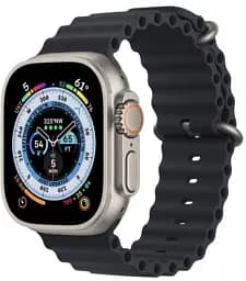 Смарт-годинник Hk8 pro Max Ultra сенсорний українське меню black (16079) - мініатюра 2
