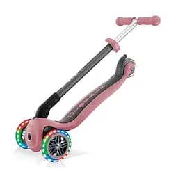 Самокат Globber Primo foldable lights, колеса з підсвічуванням, пастельно-рожевий (432-210-2) - мініатюра 7