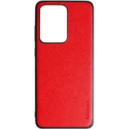 Чохол Aioria Cross Pattern Case для Samsung Galaxy S20 Ultra Red