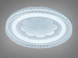 Стельова LED-люстра Diasha WG5156/C WH 85W, кругла, 3 кольори світла, Ø48 см, настінний вимикач - мініатюра 4