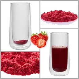 Фруктовий чай Newtea Полунична матча (порошок ягід полуниці) - 50 г (B_strawb-050) - мініатюра 4