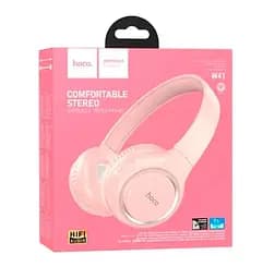 Навушники Hoco Bluetooth W41 Charm BT headphones рожеві - мініатюра 2