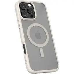 Прозорий чохол Spigen Ultra Hybrid MagSafe Frost Natural Titanium для iPhone 16 Pro (ACS08138) - мініатюра 2