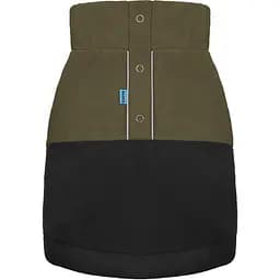 Кофта для собак Barksi Textile флісова S оливкова з чорним - мініатюра 3