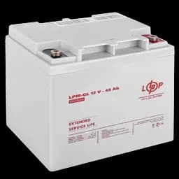 Аккумулятор гелевий LPM-GL 12V - 45 Ah - мініатюра 2