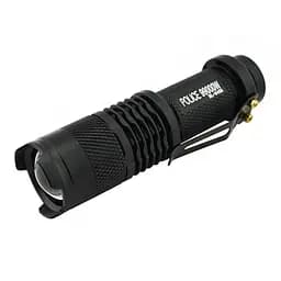 Ліхтарик акумуляторний Bailong POLICE BL-8468 Q5 50000W ручний з Zoom 300 Lumen з зарядкою та батареєю - мініатюра 2