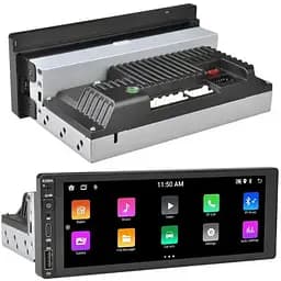 Автомагнітола XPRO сенсорна універсальна 6288-А Android 12 4+64GB чорний (41983-6288-А_2987) - мініатюра 4