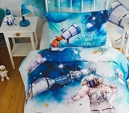 Підковдра з наволочкою Karaca Home - Young Space ранфорс підлітковий - мініатюра 3