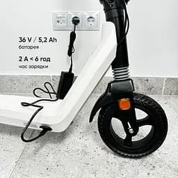 Електросамокат OKAI Zippy ES50С Black 8" 250W/500W, 5.2Ah, 20 km, 25 km/h, 10°, 13.5 kg (ES50C-B) - мініатюра 8
