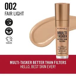 Праймер для обличчя Rimmel Multi Tasker 3 в 1 №002 Fair light 30 мл - мініатюра 4