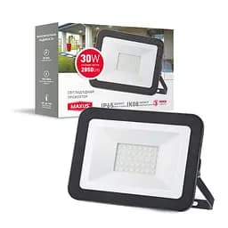 Світлодіодний прожектор MAXUS FL-01 30W 5000K - мініатюра 2