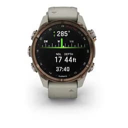 Спортивний годинник Garmin Descen Mk3i – 43 mm Bronze PVD Titanium with French Gray Silicone Band (010-02753-13/14) - мініатюра 5