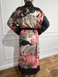 Кімоно жіноче з плюшевого велюру Sakura 29475 S - мініатюра 4