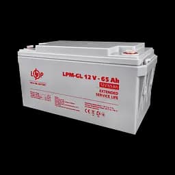 Аккумулятор гелевий LPM-GL 12V - 65 Ah - мініатюра 3