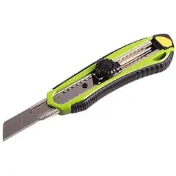 Ніж Alloid Building Tools сегментний з гвинтовим фіксатором алюмінієвий прогумований 18 мм (HA-1800)