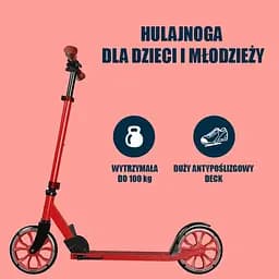 Самокат Hudora Bigwheel UP 200 Red (14152) - мініатюра 4