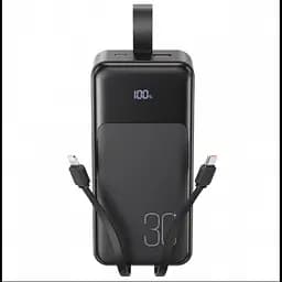 Повербанк із швидкою зарядкою дисплеєм та перехідниками, Power bank XO PR250 30000 mAh PD20W+QC22.5W