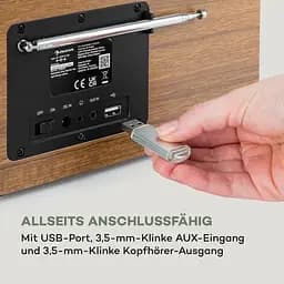 Інтернет-радіо Auna Silver Star Mini Two Internet DAB+/FM (10038348) - мініатюра 7