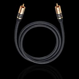 Сабвуферний кабель Oehlbach RCA-RCA NF 300 Subwoofercable 3.0 m Black - мініатюра 2