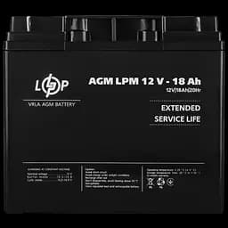 Аккумулятор AGM LPM 12V - 18 Ah - мініатюра 3