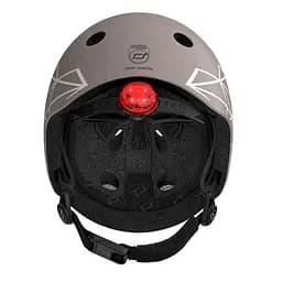 Шолом захисний Scoot and Ride з ліхтариком 45-51 см (XXS/XS) сірий - мініатюра 5