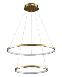 Підвісний світильник, люстра Goldlux 329189 Lea 2 Led 2x35W 4000K 4600Lm IP20 Золото - мініатюра 2