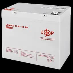 Акумулятор гелевий LogicPower LPM-GL 12 V - 55 Ah (LP15266) - мініатюра 2