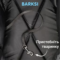Сумка-переноска для котів і собак Barksi розмір M 45х25х25 см авокадо зелена - мініатюра 4