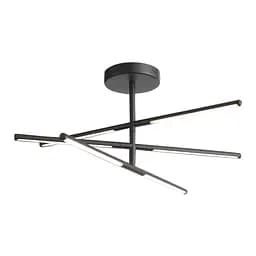 Люстра стельова MJ-Light KONO 36W 3200K BK 15001 - мініатюра 3