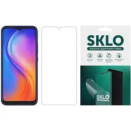 Захисна гідрогелева плівка SKLO екран для Tecno Spark 5 Pro Прозорий