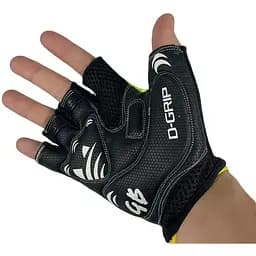Велорукавиці Good Bike D-Grip короткий палець розмір L салатові (94506Green-IS) - мініатюра 4
