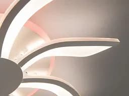 Стельовий світильник LED Diasha 2480/4+4WH, 65W, 3200K-6500K, білий акрил, сучасний стиль для дому - мініатюра 5