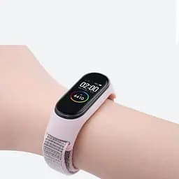 Ремінець Nylon New для Xiaomi Mi Band 3/4/5/6/7 Pink Sand - мініатюра 3