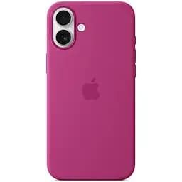 Силіконовий чохол CasePro Silicone Case with MagSafe Fuchsia для iPhone 16 Plus - мініатюра 4