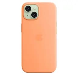 Силіконовий чохол CasePro Silicone Case з MagSafe Orange Sorbet для iPhone 15 Plus - мініатюра 4