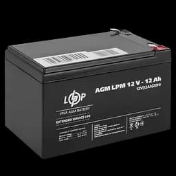 Акумулятор AGM LPM 12V - 12 Ah - мініатюра 3
