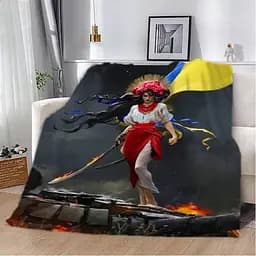 Плед 3D Я-Українка 2894_B 13254 135х160 см - мініатюра 2