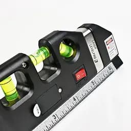 Лазерний рівень з рулеткою FIXIT Laser Level PRO 3 3-в-1, з лінійкою, 2.5 м, на батарейках - мініатюра 3