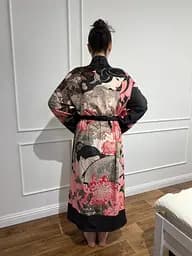 Кімоно жіноче з плюшевого велюру Sakura 29478 XL - мініатюра 5