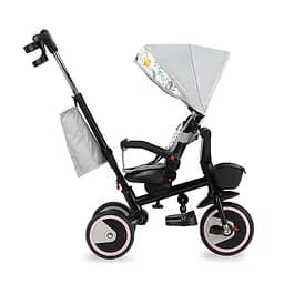 Дитячий триколісний велосипед MoMi Invidia 5 у 1 з батьківською ручкою grey (4068) - мініатюра 4
