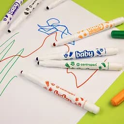 Набір фломастерів Centropen Baby 8660, 8 шт. (8660/08) - мініатюра 4