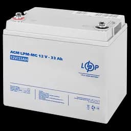 Акумулятор мультигелевий LPM-MG 12V - 33 Ah - мініатюра 2