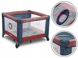 Манеж Lionelo Sofie Blue Cobalt Red - мініатюра 4