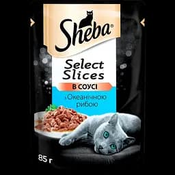 Набір вологого корму для котів Sheba, Мікс 15 шт. + з куркою та яловичиною в соусі 5 шт. 1.7 кг (20 шт. х 85 г) - мініатюра 2