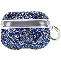 TPU чохол Bling World Rock Diamond для навушників AirPods Pro / Airpods Pro 2 Синій - мініатюра 2