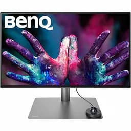 TFT 27` BenQ PD2725U, IPS, 4K UHD, DHDR400, 2x HDMI, DP, 2x Thunderbolt 3 (USB-C), USB-hub, HAS, цв.