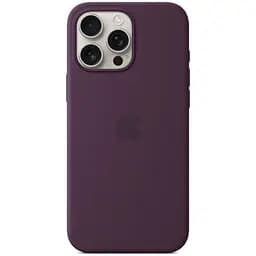 Силіконовий чохол CasePro Silicone Case з MagSafe Plum для iPhone 16 Pro Max - мініатюра 4