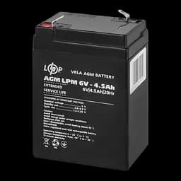 Акумулятор AGM LPM 6V - 4.5 Ah - мініатюра 3