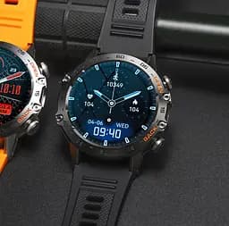 Годинник Smart Delta K52 Black Rubber, 2 ремінця - мініатюра 6